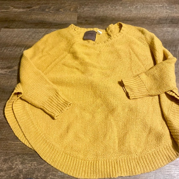Anthropology Guinevere Mustard Colored sweater - Picture 7 of 10